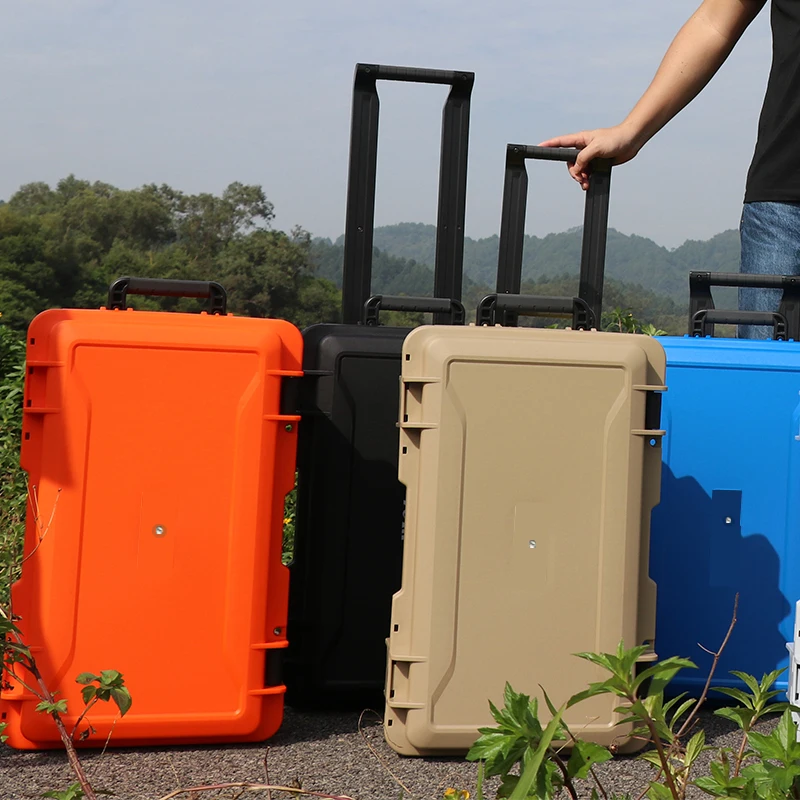 Industrial & Home Repair Multi-Functional Trolley Tool Box - Non-Waterproof, Plastic Construction, High-Capacity Storage