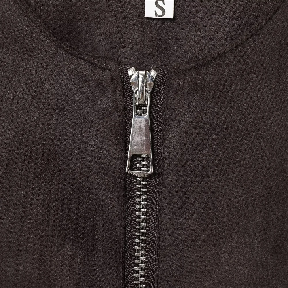 秋の新作 レディース ラウンドネック ジップアップ フリース風 パイロットジャケット ジャケット ジャケット