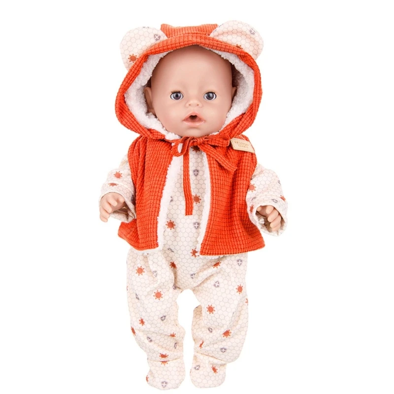 Vestiti per bambole outfit autunno inverno per bambole da 18 pollici per bambini fingono giochi da gioco giocattolo