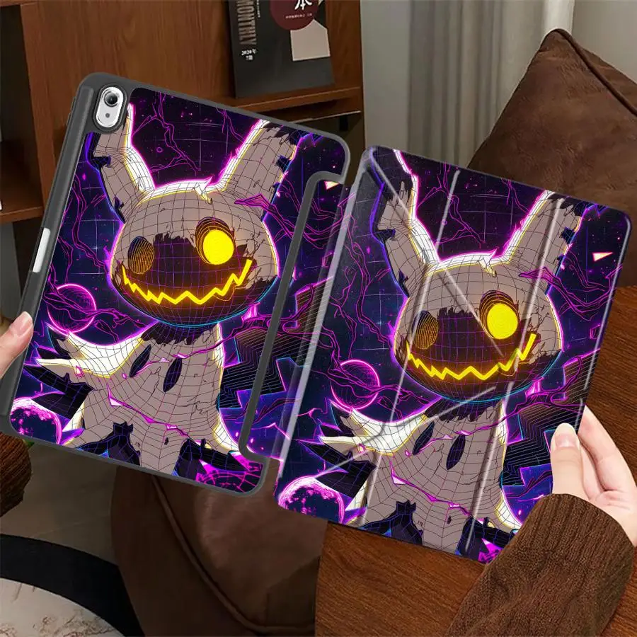 Hot Pokmeon Mimikyu Tablet Case For Samsung For Galaxy Tab S9+ S9 FE S10 S10+ S7 FE S8 A8 2022 S6 Lite 10.4 inch A11 Plus S7+