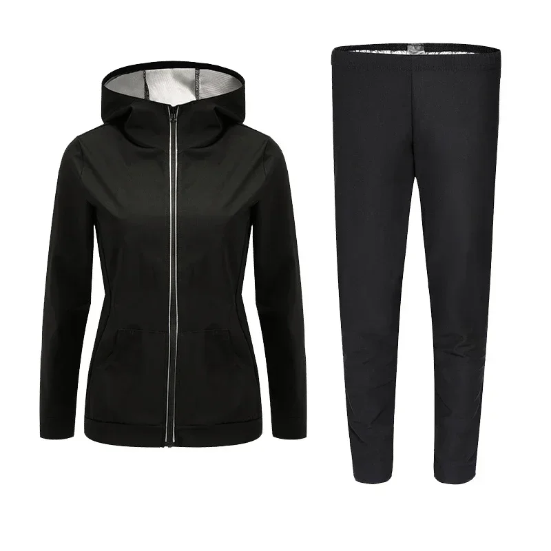 New Sauna Suit Women Plus Size set di abbigliamento da palestra per la sudorazione perdita di peso sport femminili Active Wear tuta dimagrante donna