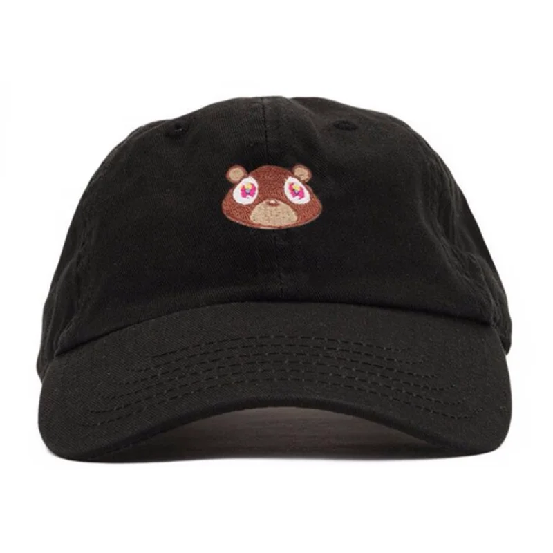 Kanye West Ye Bear Dad Lovely Baseball Cap Summer for Men Women Snapback Unisex Exclusive Release Hip Hop Embroidered Hat