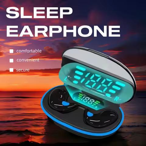 X55 Sleeping Earbuds Wireless Mini Headphones For Work TWS Bluetooth Earphone Stereo Hidden Headsets with Mic HD Call Sport