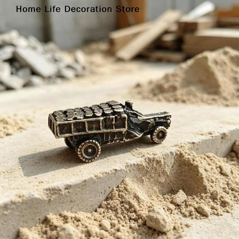 Vintage Collectible Trucks - 【H】Iron Miniature Truck Retro Vintage Design