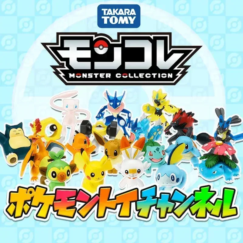 

Takara Tomy Tomica Pokemon Pocket Monsters Moncolle 3-5cm Mini Resin Anime Figure Toys for Children Collectibles Toys