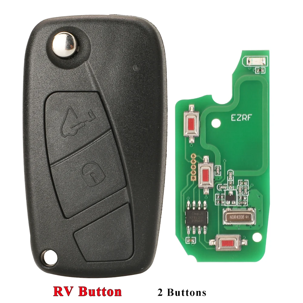 Jingyuqin Fernbedienung Auto Schlüssel 433 Mhz ID48 Chip Für Iveco Daily (2006 - 2011) volle Schlüssel Control Klapp Schlüssel GT10 Klinge