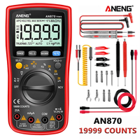 19999 Counts Digital Multimeter True Rms Multimeters AC/DC Current Meter Voltimetro Profesional Voltage Tester ANENG AN870