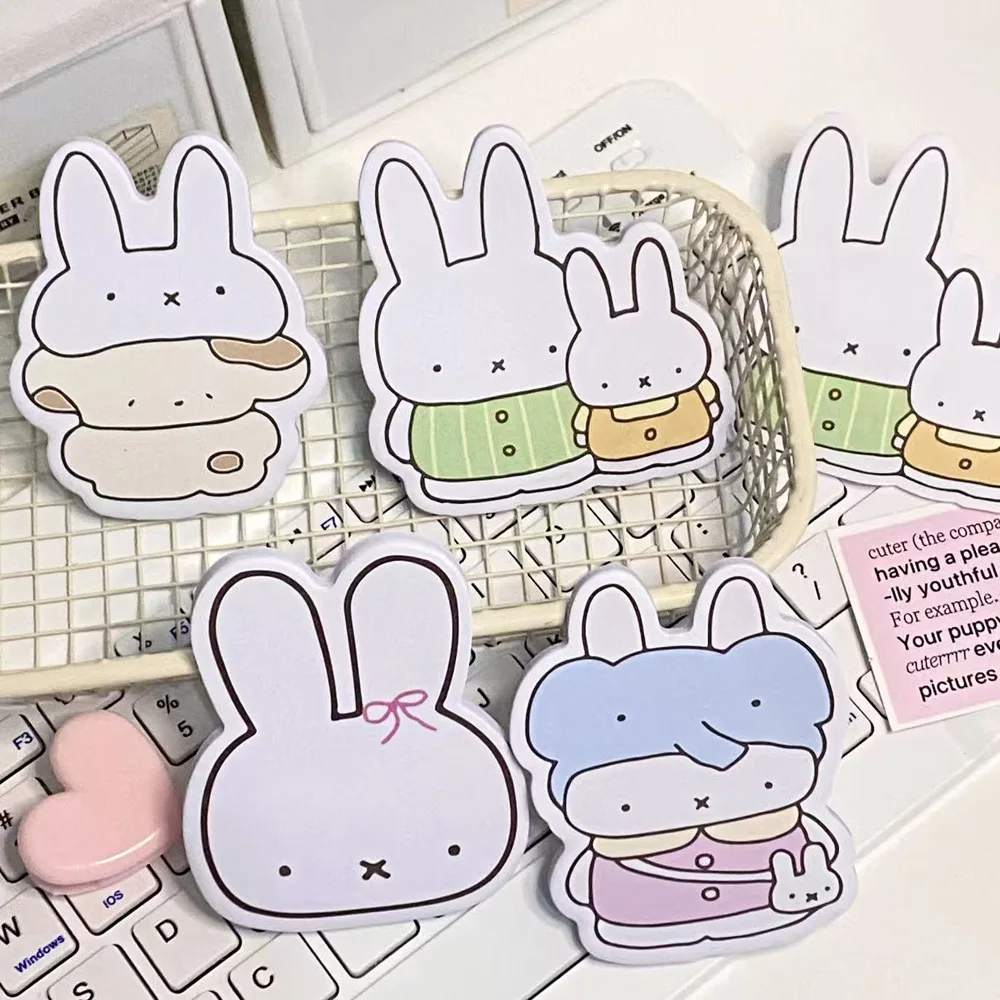 

Удобная наклейка Miffy Alien Rabbit, милая липкая креативная наклейка Ins, студенческий материал, украшение для заметок с сообщениями