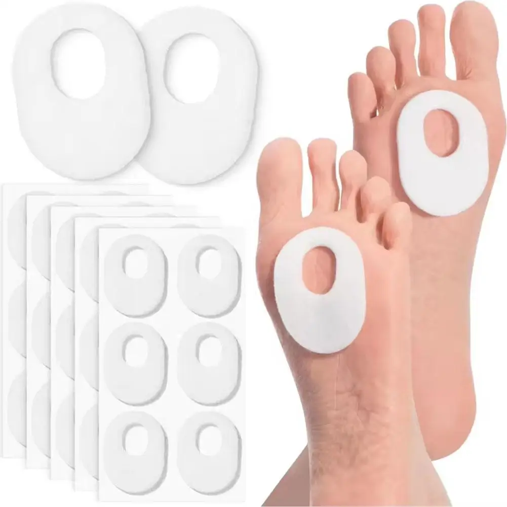 

100% Wool Breathable Soft Foot Care Tool Hallux Valgus Protection Round Oval Pad Felt Corn Plaster Relieve Toe Pain Blister Pads