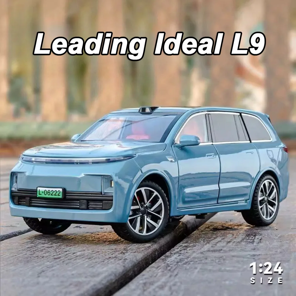 

1:24 Leading Ideal L9 BYD U8 Models Toys Cars Light Sound Wheels Turned Miniature Vehicle 6 Doors Opened Car Children Best Gifts