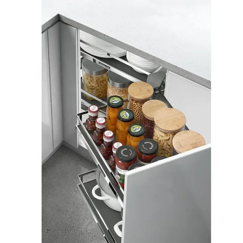 

Угловая корзина-органайзер для кухни, настенная складная корзина для хранения в спальне, белая корзина для мусора