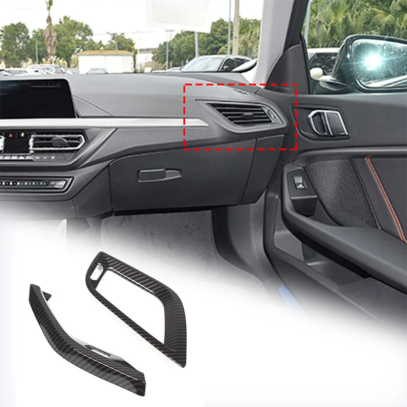 

For BMW 1 Series 2 Series F40 F44 2020-2024 ABS Car Center Control Side Air Outlet Decorative Frame Car Accessories 2Pcs