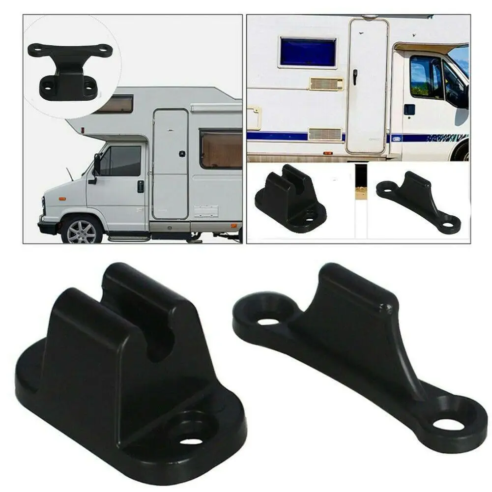 Kit de retenedor de puerta RV, pestillo de retención de parada de puerta en forma de T para autocaravana, soporte de retenedor de puerta de barco