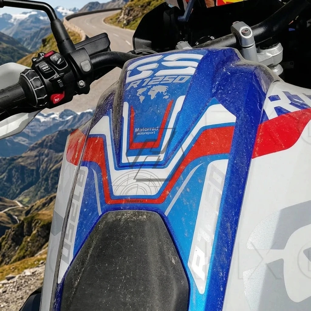 

For BMW R1250GS R1250 GS LC 2018-2020 3D Motorcycle Gas Tank Pad Protector