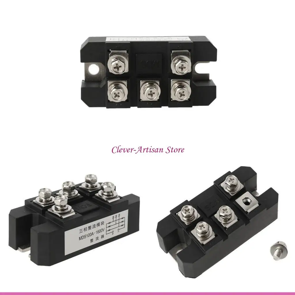 

E06B MDS100A 3Phase Diode Bridge Fertifier 100A AMP 1600V MDS100-16 MDS100A1600V MDS100A 1600V Модуль диодный модуль медная