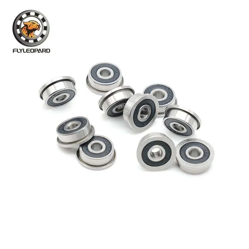 F623 RS Bearing 3x10x4 mm ABEC-7 2PCS Flanged Bearing F623-RS Ball Bearings F623RS 3D Print Bearings