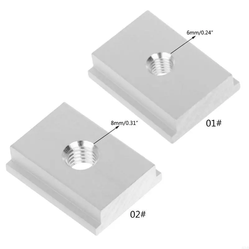 A2UD M6 M8 T-slot T-Slider Sliding Nut For Woodworking Tool Slot Fastener Jigs Pressi