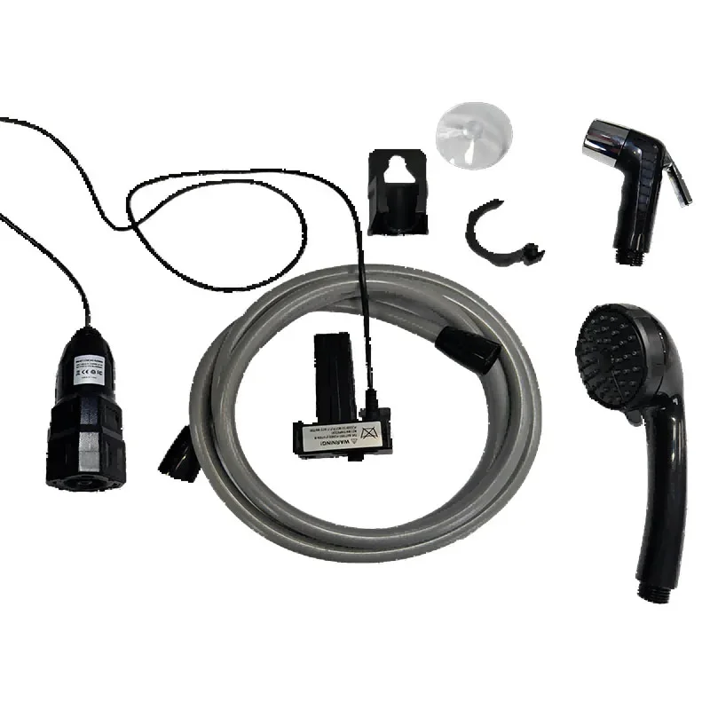 Outdoor ODM Rechargeable Camping Shower With Usb Shower Head With Hose And Pump