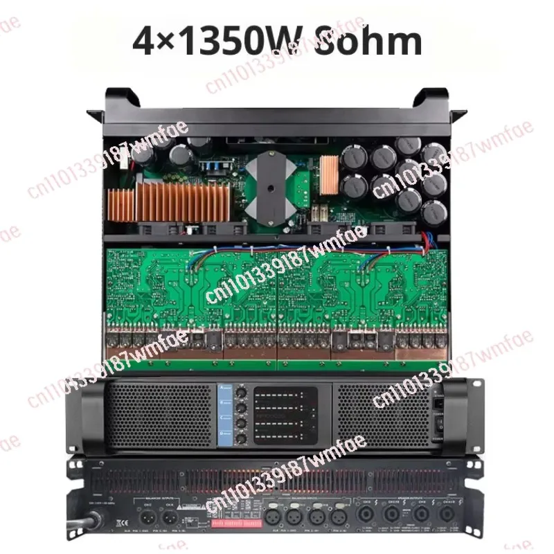 High Power Amplifier FP10000Q FP2000Q FP14000 8 Ohm Impedance Metal Housing