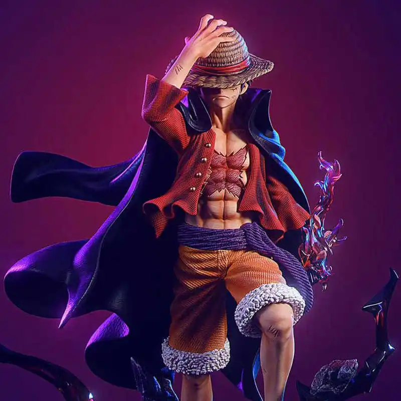 ใหม่One Piece Luffyอะนิเมะรูปสี่จักรพรรดิลิงD.Luffy Action Figurine 25ซม.Pvcตุ๊กตารุ่นสะสมของเล่น