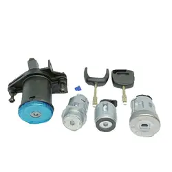 2S61A22050BM 1479660 COMPLETE LOCK SET IGNITION SWITCH LEFT RIGHT DOOR LOCK TRUNK LOCK FOR FORD FIESTA MK5 FUSION (CBK) 2003-