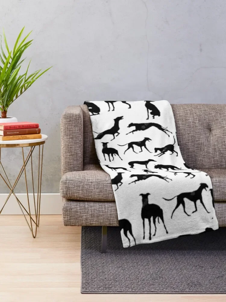 Beautiful Greyhound semaphore with hand drawn Throw Blanket Single Baby Luxury St Blankets For Baby Blankets