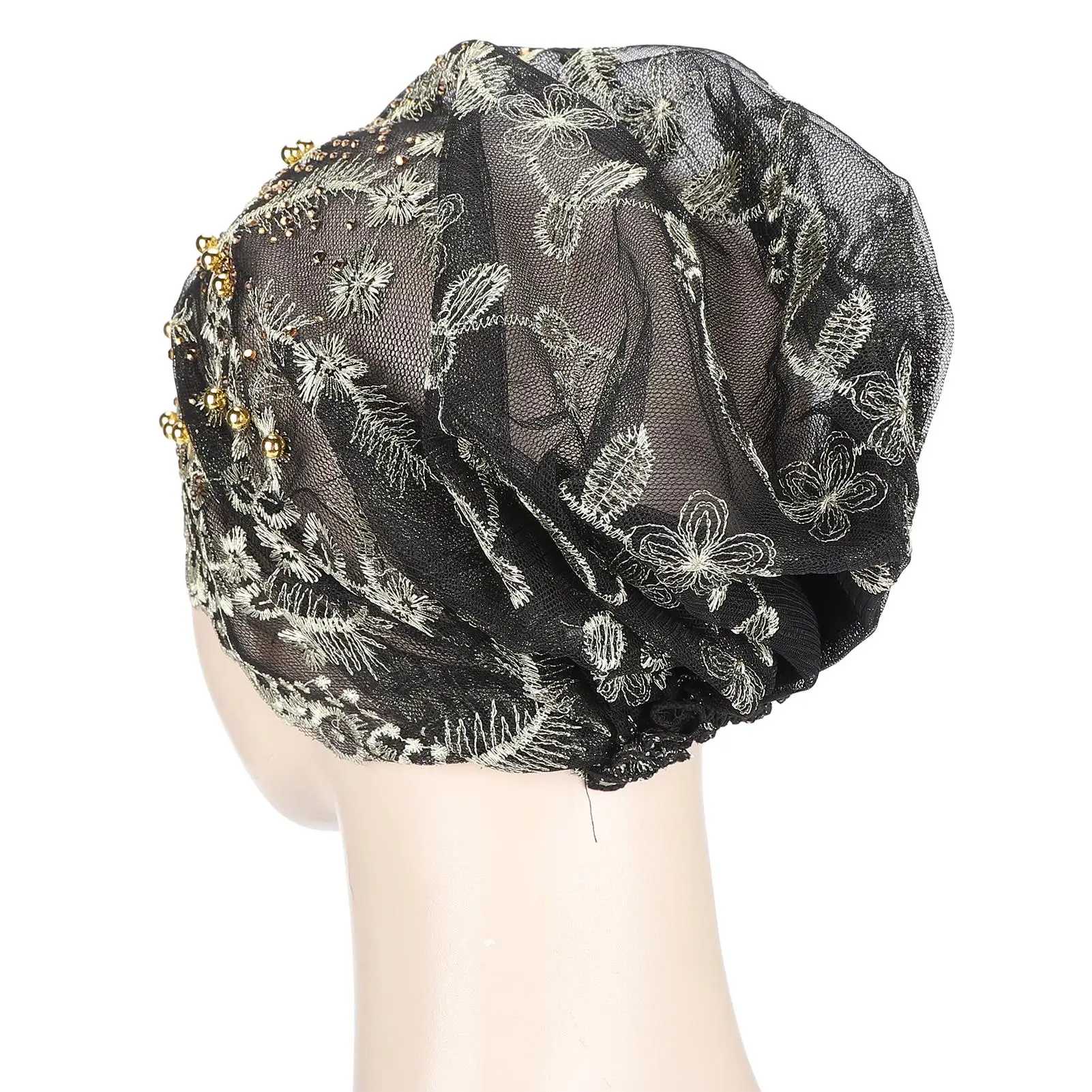 Slouchy Elastic Turban Head Wraps for travel , for daily Wear & for hiking - Stylish Bonnet for Versatile Use