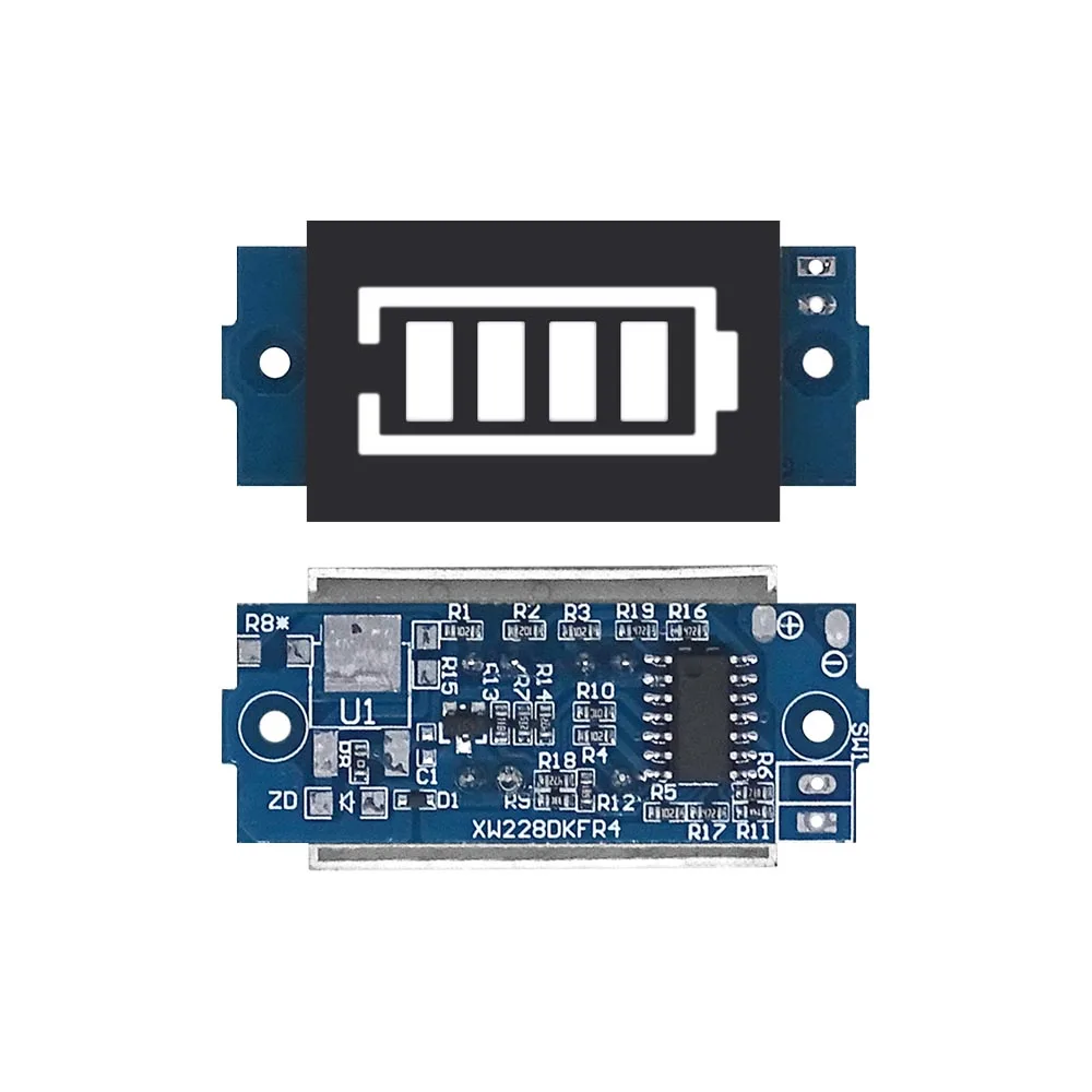 1-8S 1S/2S/3S/4S Single 3.7V Lithium Battery Capacity Indicator Module 4.2V Display Electric Vehicle Battery Power Tester Li-ion