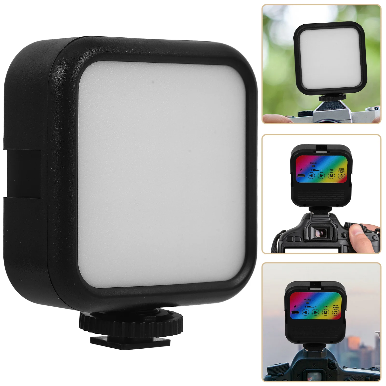 

Photography Fill Light Mini Lightweight Camera Lamp Soft Uniform Light Video Panel for Interview Wedding Macro