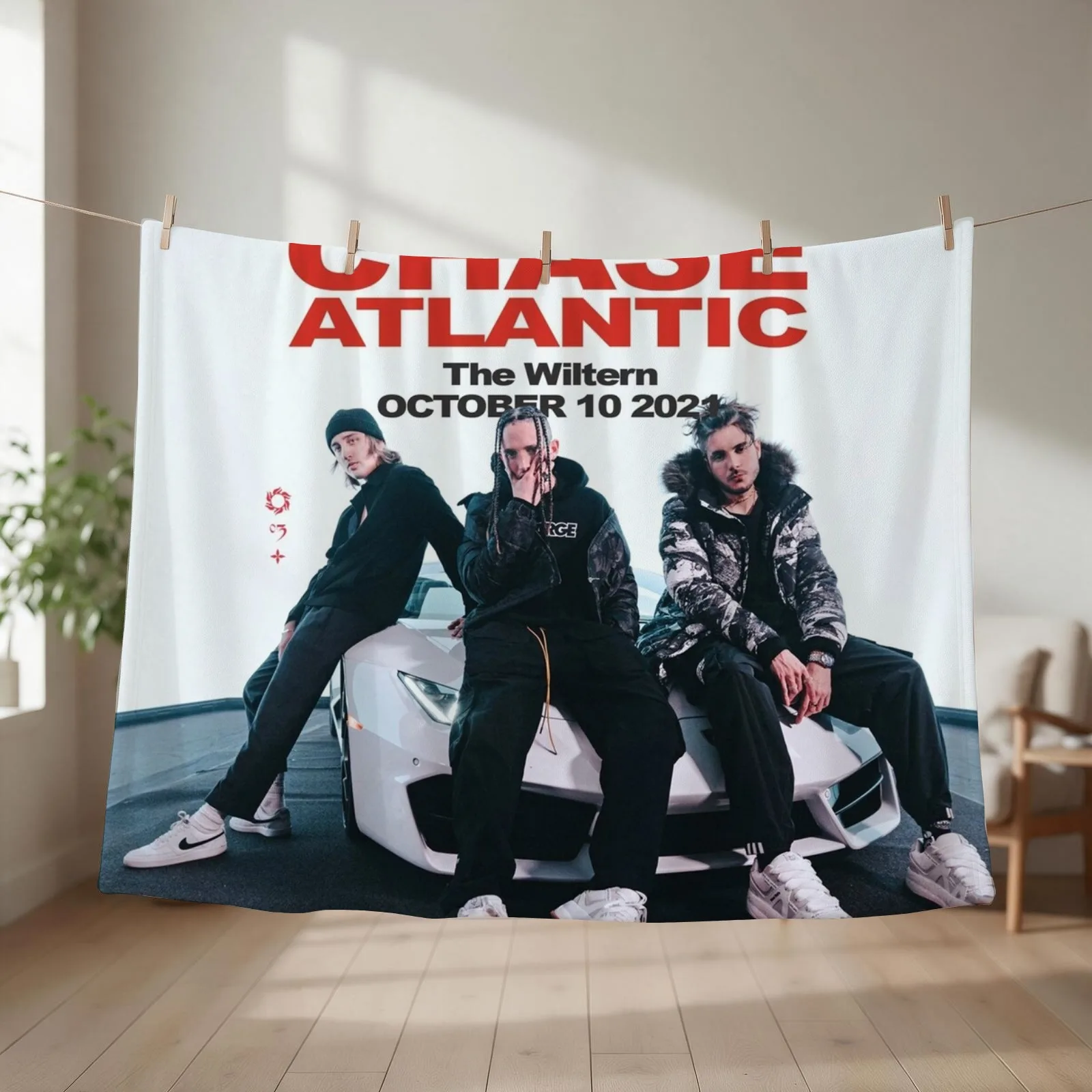 Chase Atlantic Throw Blanket couch cozy soft plush fuzzy picnic outdoor blanket