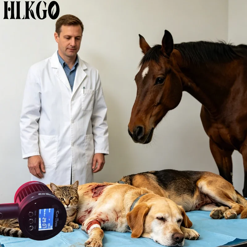

Professional Red Light Laser Therapy Device 650nm 808nm for Pet Dog Cat Wound Injuries Pain Relief Physiotherapy