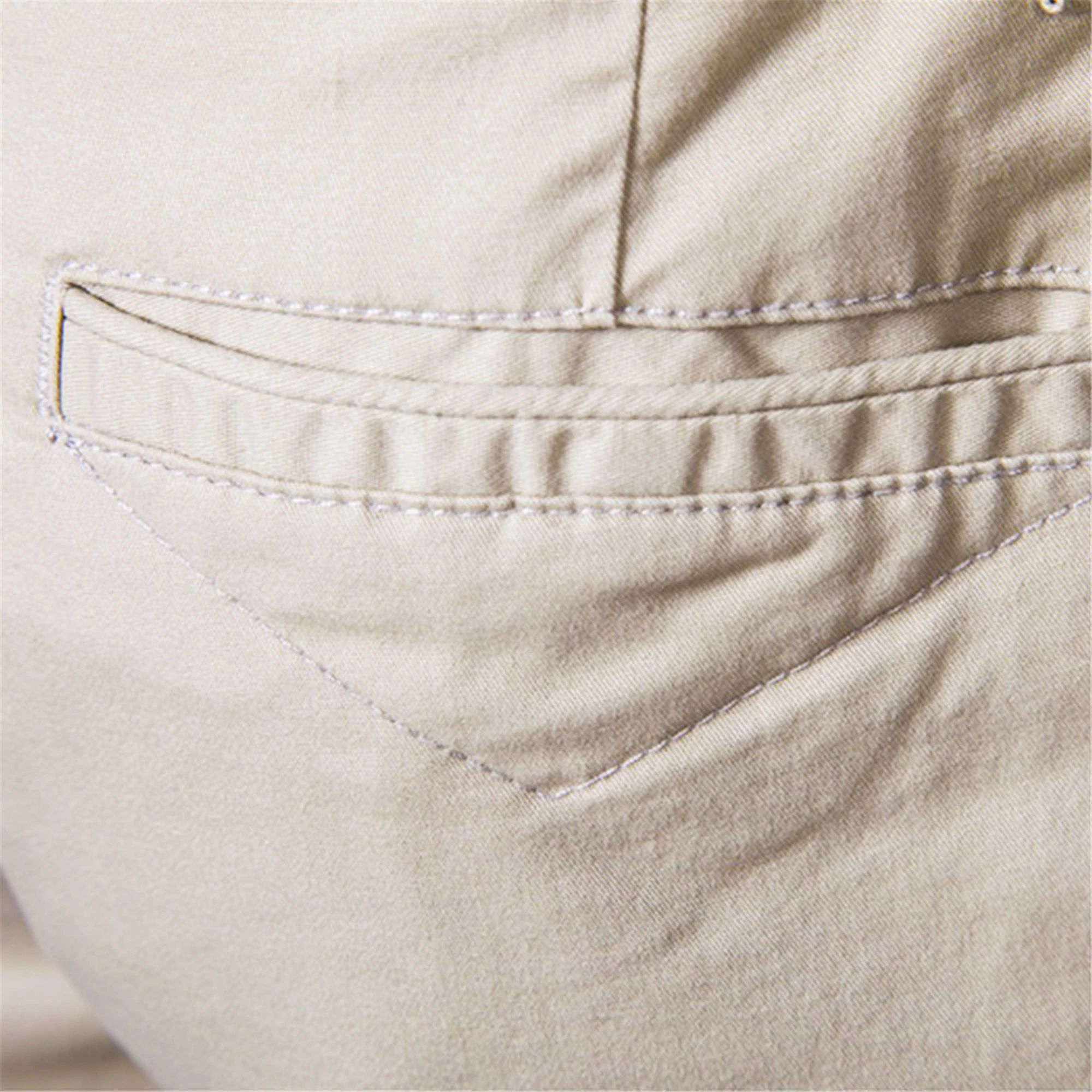 Shorts de algodão masculino casual cintura elástica shorts verão carga calças de trabalho com multi-bolsos golfe metade calças duráveis calças de ciclismo