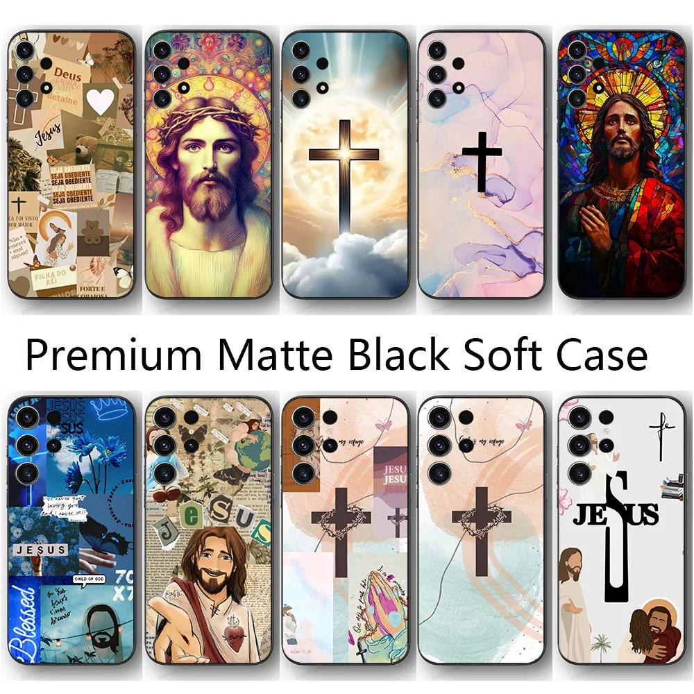 Мягкий чехол YS-25 Иисус для Xiaomi Redmi A3 A4 A5 A3X 11A 13X 14R K20 K30 K30i K40 Pro Plus Zoom