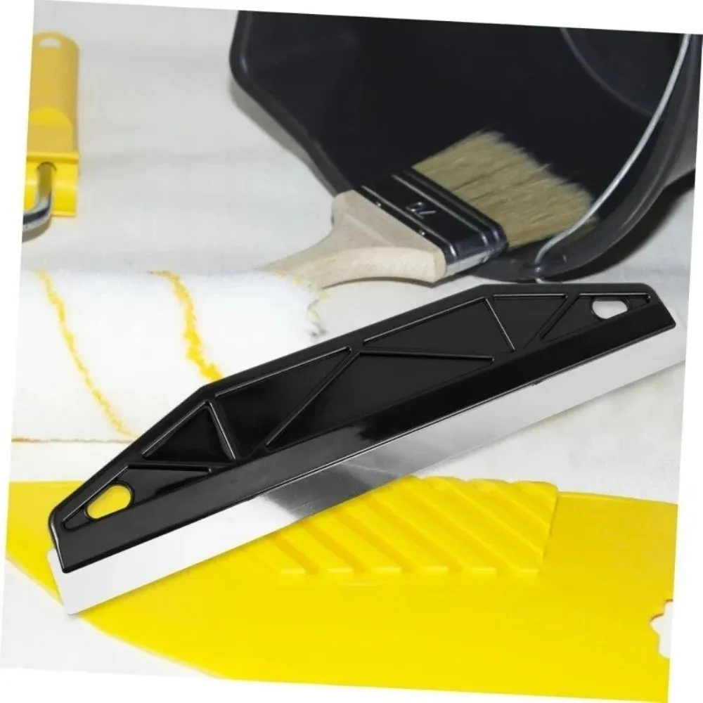 New Heavy-Duty Paint Shield Edger with Ergonomic Handle Yellow Wall Painting Tool Edge-Durable Plastic Metal Painting Accessory