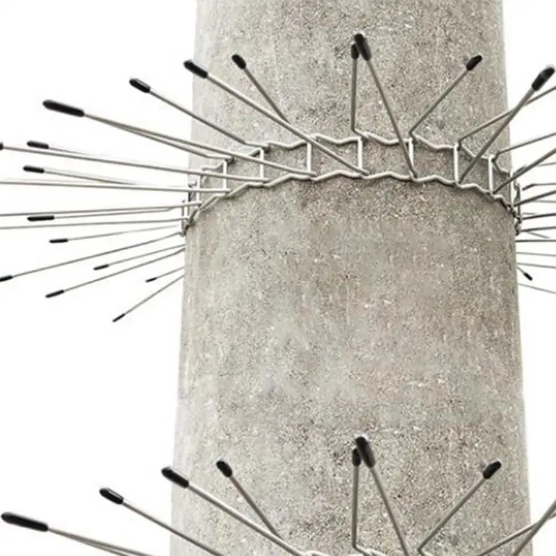 25 pezzi di protezione per arrampicata da giardino, punte difensive, dispositivi in acciaio inossidabile 304 per la prevenzione di pali elettrici, scoiattoli, gatti