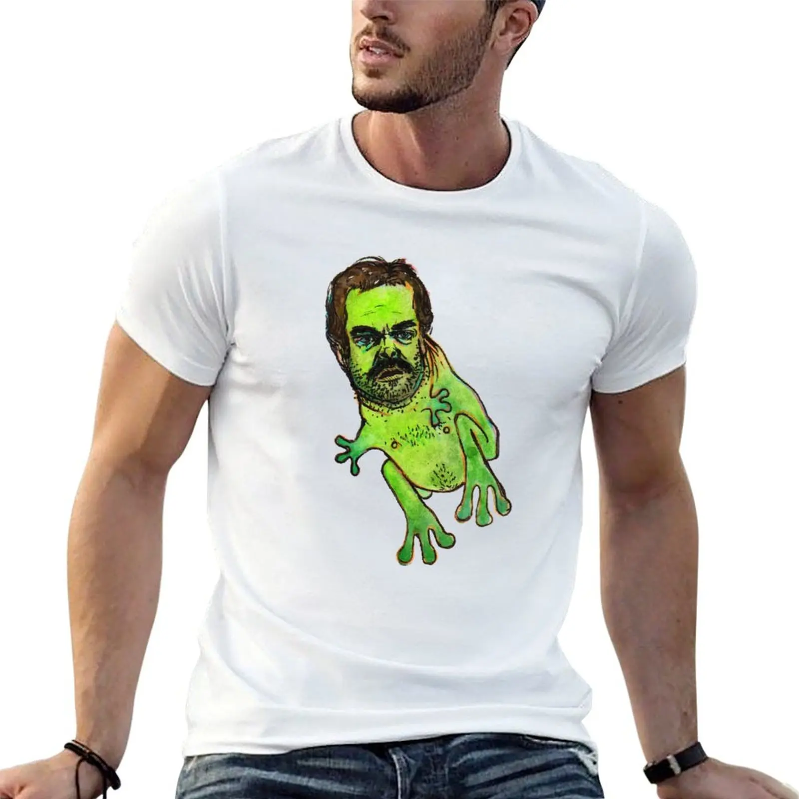 Koszulki z grafiką Jump Man Hopper, męskie koszulki T-Shirt, koszulki dla mężczyzn