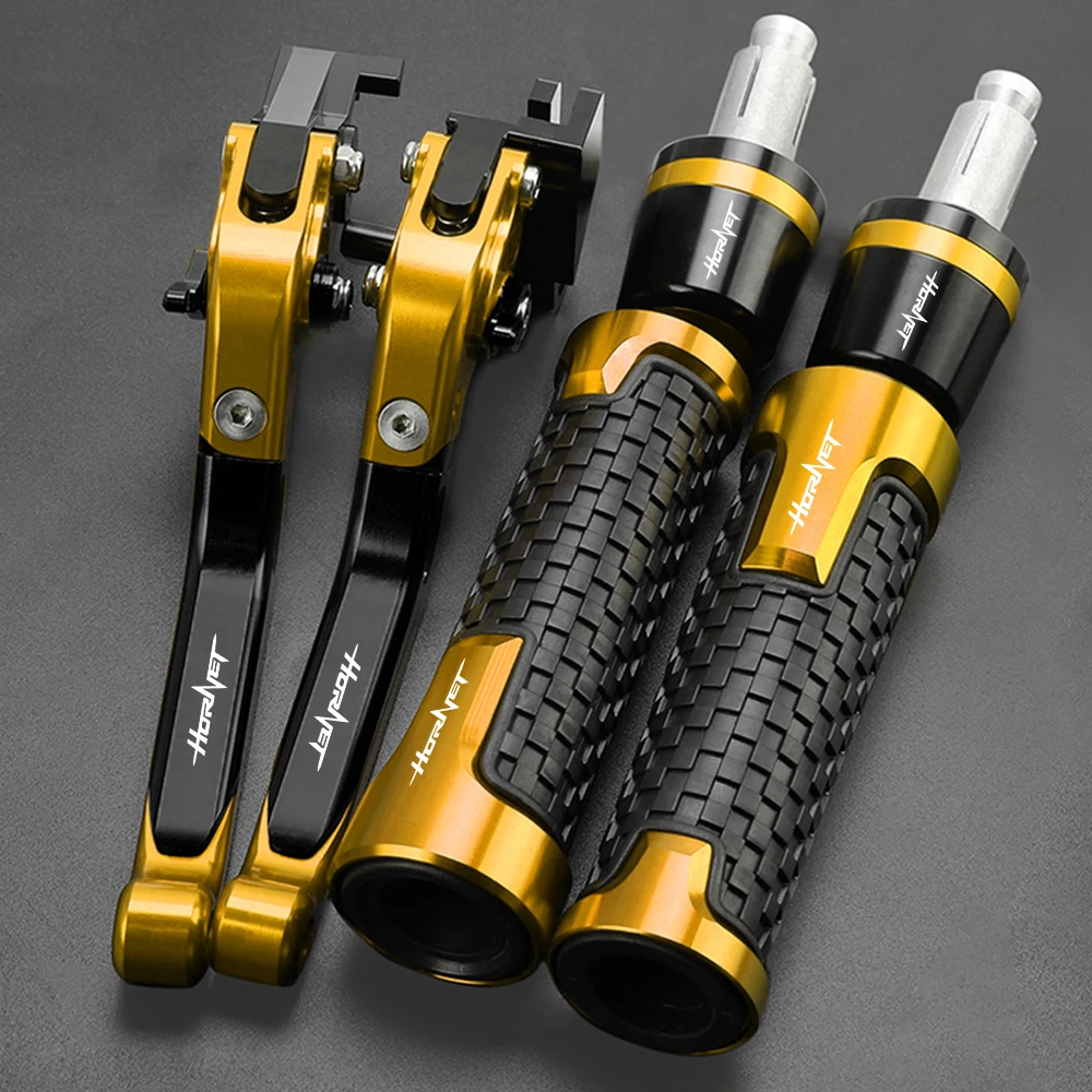 For HONDA CB599 CB600F HORNET CB 599 CB 600 F 600F 1998- 2006 2005 2004 2003 Motorcycle Brake Clutch Levers Handlebar grips ends view 2