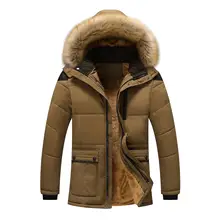 Men's Winter Fur Hoodie Jacket #6