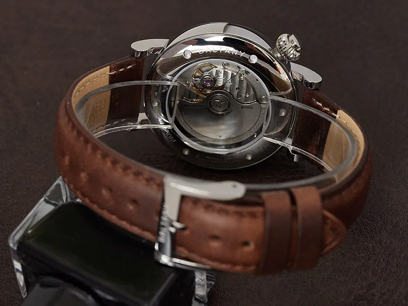 Baltany S6047 Herren A7 Avigation Uhr Original Miyota 9122 Uhrwerk Vintage Retro Piloten-Armbanduhr Leuchtendes Zifferblatt Wasserdicht Herren – Detail 5