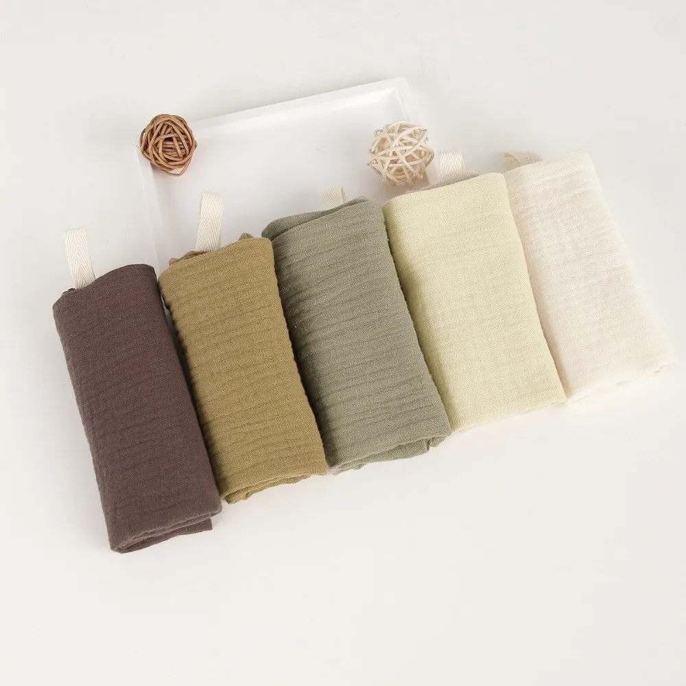 High Quality 4-Layer Pure Cotton Baby Cotton Washcloth Soft Gauze Cotton Square Towels Baby Towels Absorbent Newborn Burp Cloth