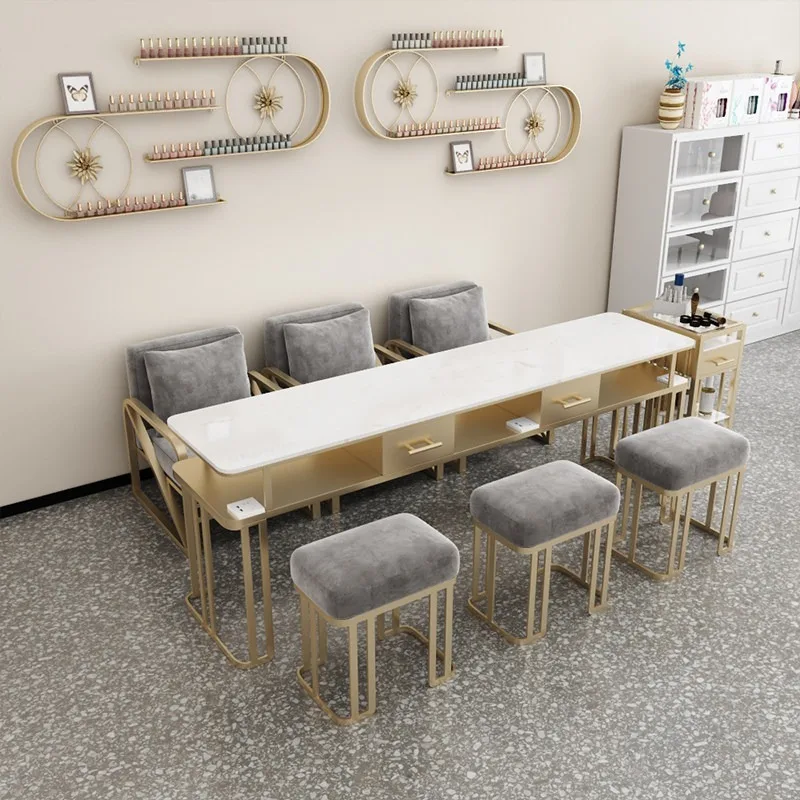 Special Nail Tables Popular Paint Finish Inclusive Nail Tables Durability Features Commercial Furniture Tavoli Ungueali ZY40MJZ