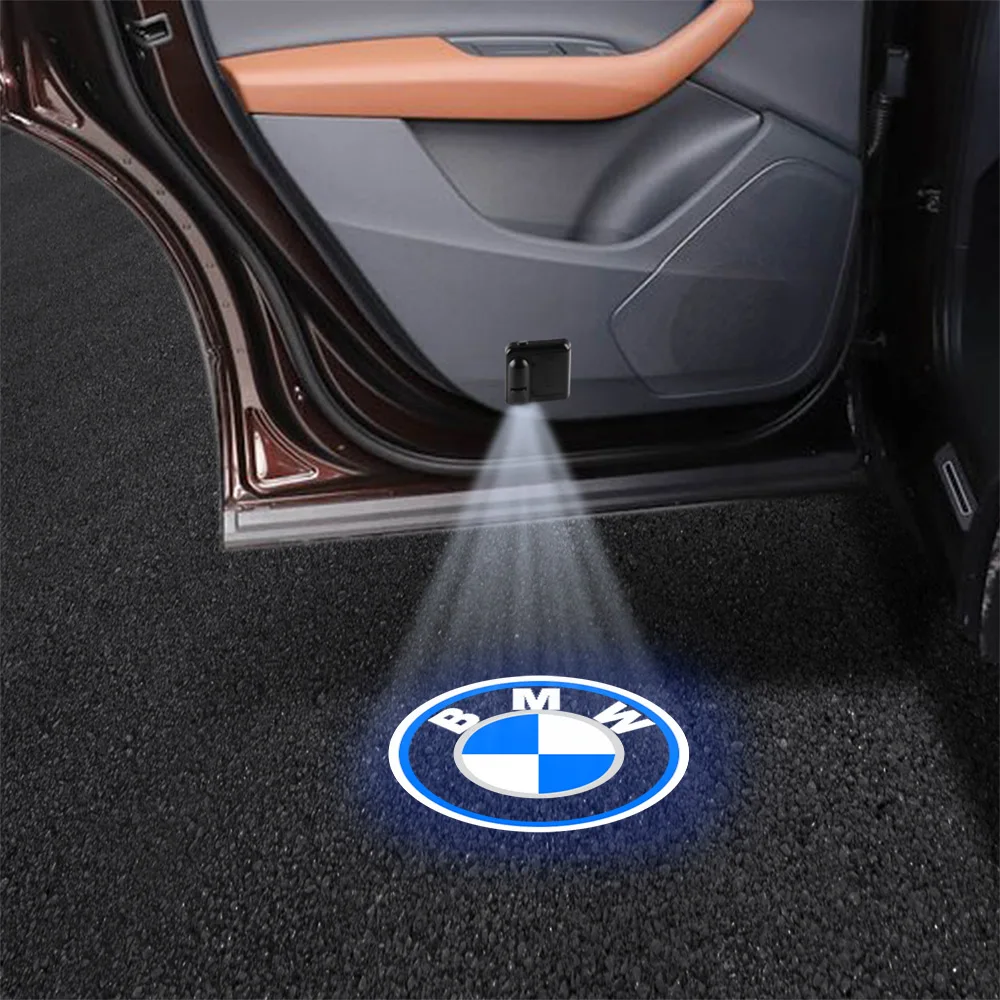 2/4 قطعة باب السيارة ترحيب أضواء لسيارات BMW M الأداء E36 E39 E46 E60 E90 X1 X2 X3 X5 E46 E53 E70 M2 M3 M5 M6 شعار العارض مصباح