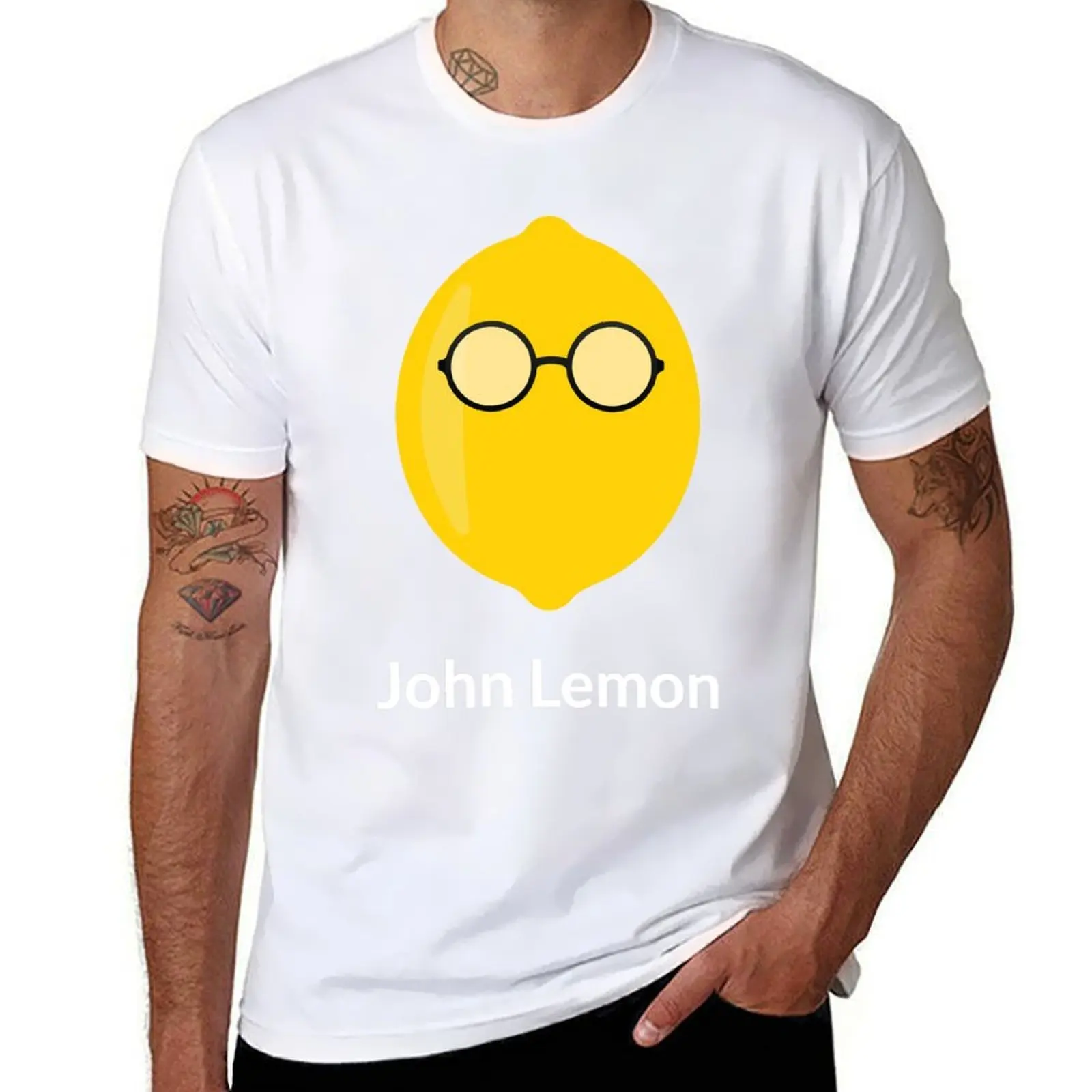 

John Lemon T-Shirt t shirt man luxury cotton t shirts high quality T-Shirt
