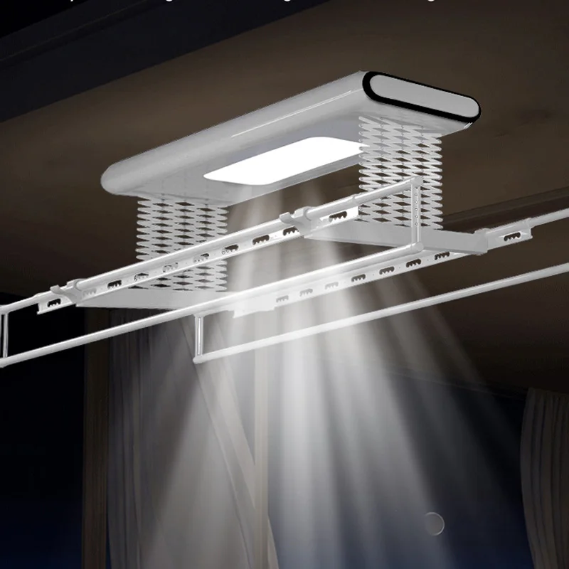 

Регулируемая электрическая потолочная сушилка, многофункциональная интеллектуальная подъемная сушилка, складная веревка для белья