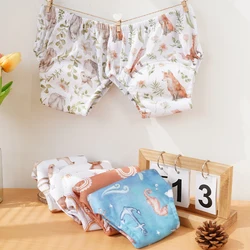 Elinfant 2 Pcs/Set Baby Training Pants Imitation Cotton Pants Suede Cloth Inner Fashion Prints Washable Resuable Baby Diapers