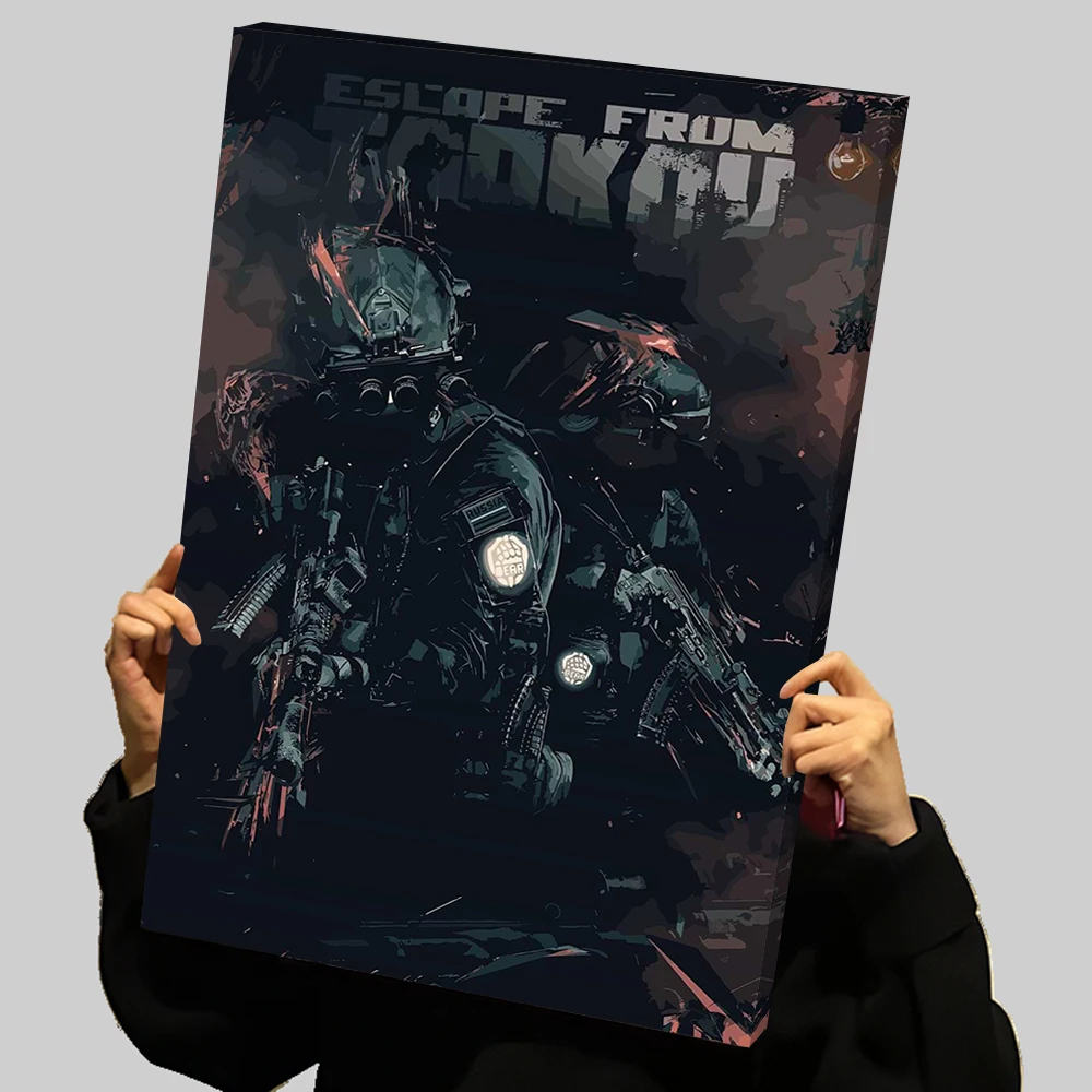 Побег из Таркова, игра, Хэллоуин, принты ужасов, постер на заказ, холст, картина, настенное искусство, украшения для комнаты, искусство дома и украшения