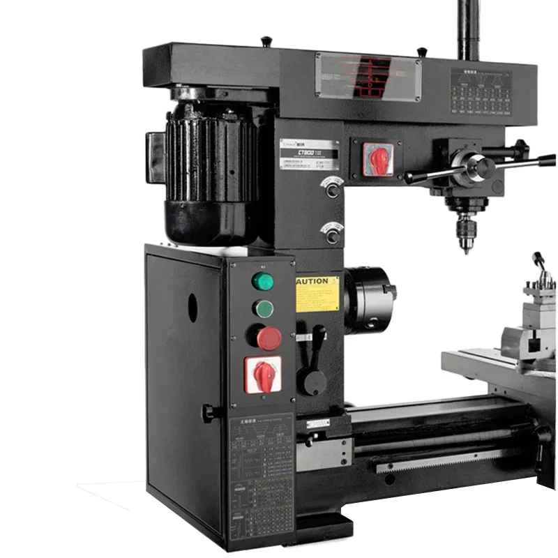 Nuovo trapano elettrico CT800 Tornio Piccolo strumento multifunzione Foratrice e fresatrice da tavolo Micro-fresatrice