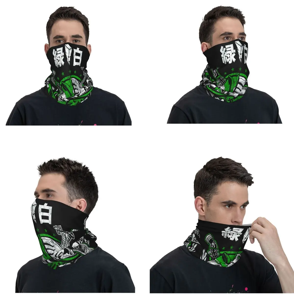 Mighty Morphin Power Ranger Green Uv Protection Neck Scarf  Breathable Bandana For Outdoor Sports  Hiking