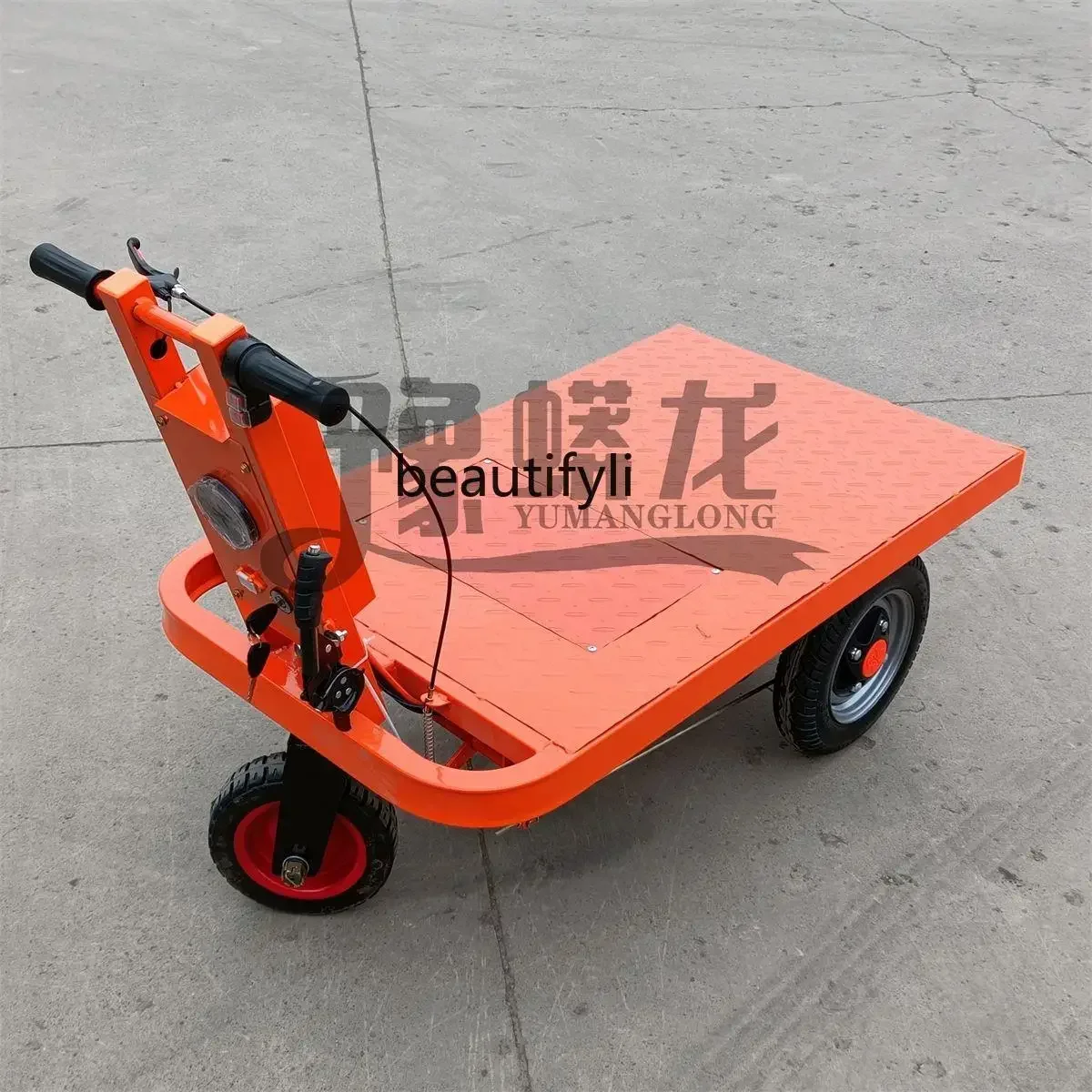 موقع NN Construction شاحنة كهربائية مسطحة من الطوب ثلاثي العجلات شاحنة دفع يدوية شاحنة من الطوب الكهربائي