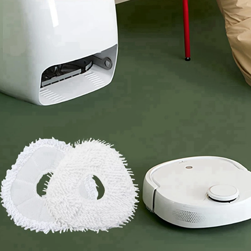 12Pcs Resuable Mop Cloth For Narwal T10 Robot Sweeping Accessories Parts Microfiber Mops